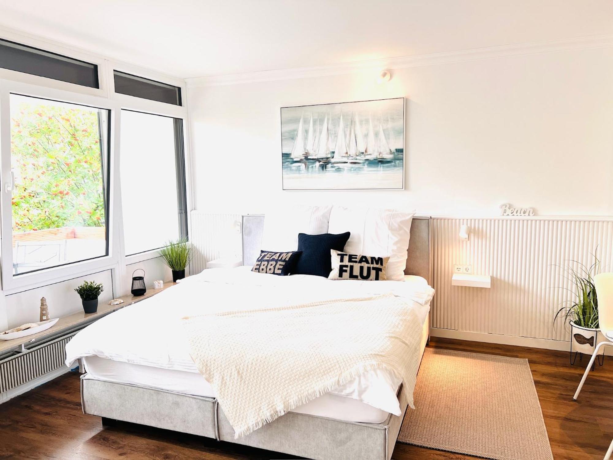 Neu - Frisch Renoviertes Ferienapartment "Waterkant" Бюзум Экстерьер фото