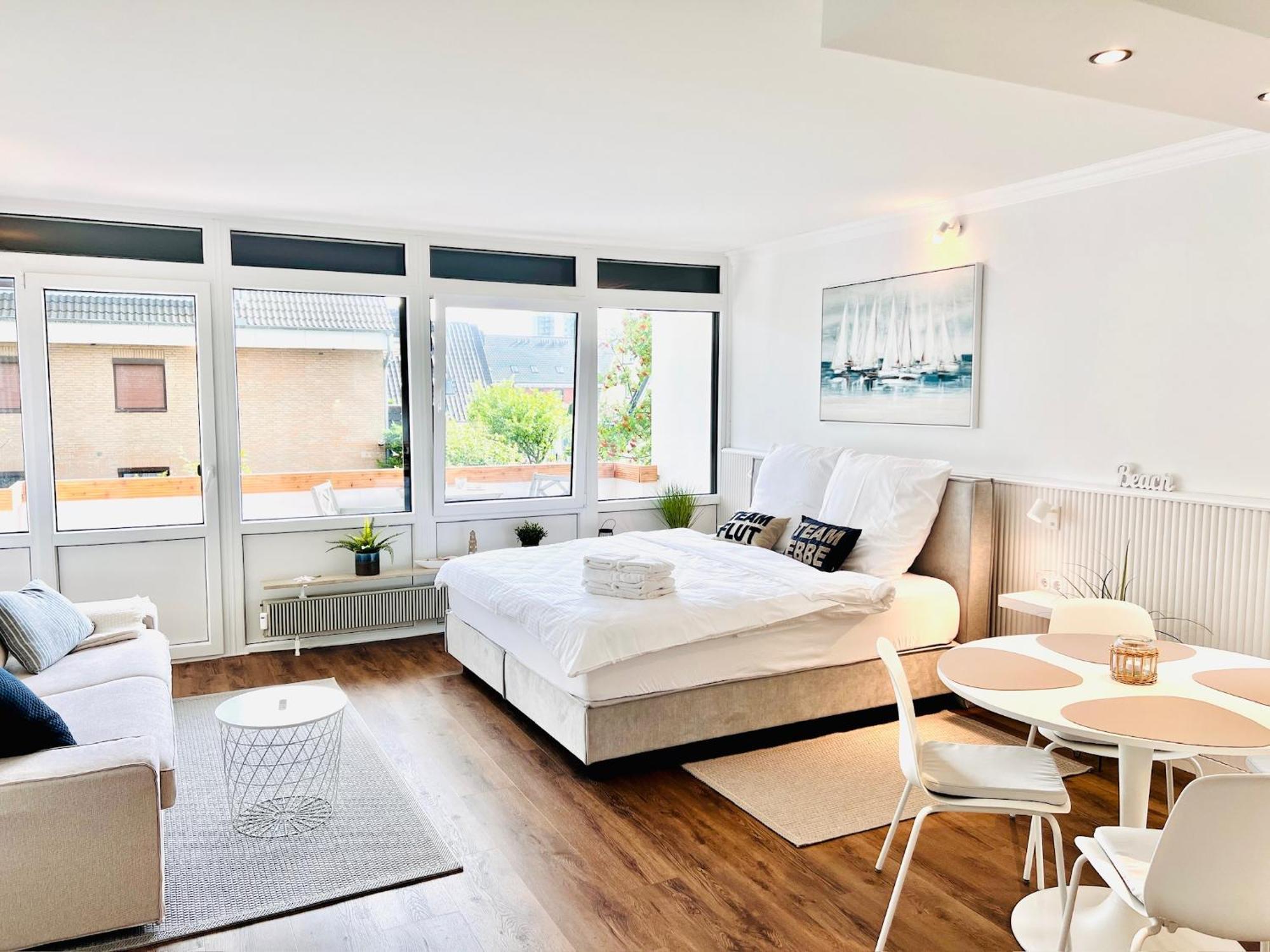 Neu - Frisch Renoviertes Ferienapartment "Waterkant" Бюзум Экстерьер фото